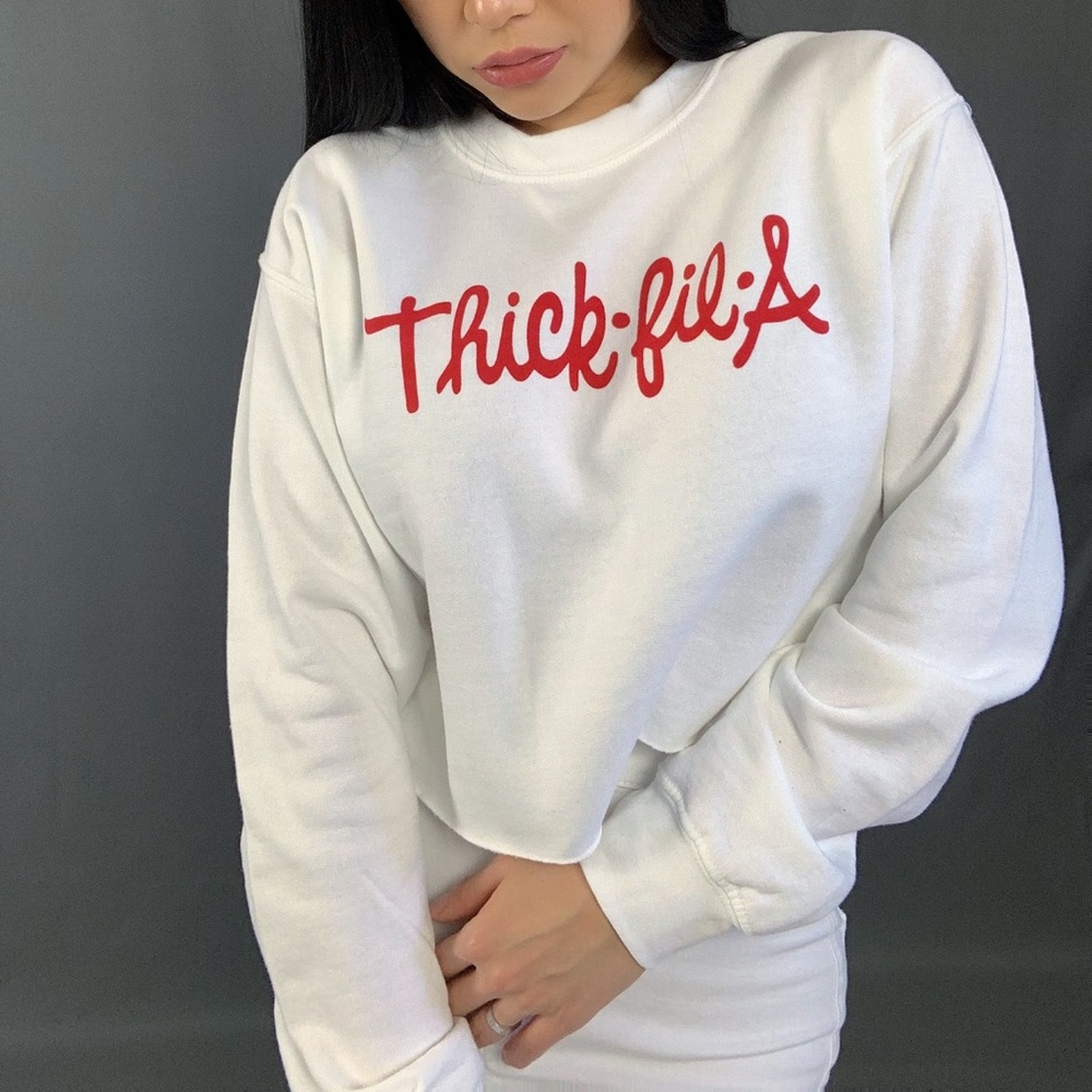 “THICK•FIL•A” CROP SWEATSHIRT